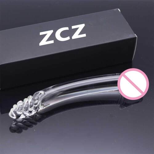 Glass-made femalemasturbation toy fake phallus adult product