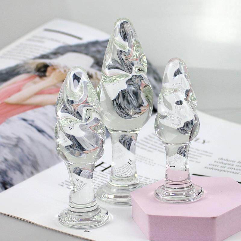 A glass-made anus used as a masturbation toy