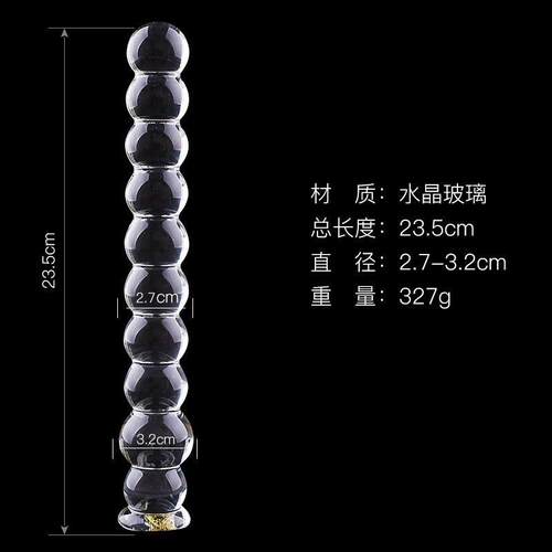 Glass-made femalemasturbation toy fake phallus adult product