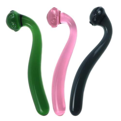 A glass-made anus used as a masturbation toy