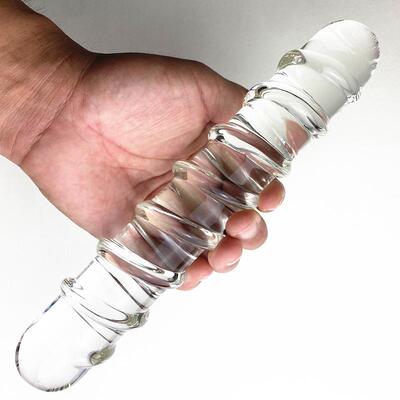 A glass-made anus used as a masturbation toy