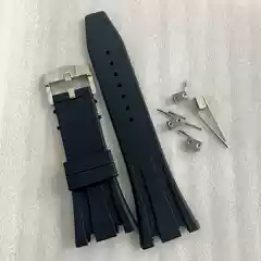 Watch Accessories Silicone Strap Stainless Steel Buckle 26mm Only Suitable for Our Watch Case Silicone Concave-Convex Mouth Strap