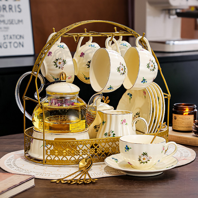 玻璃茶壶加热底座玻璃茶具套装乔迁新居礼物蜡烛加热炉杯具套装,餐饮具,花草茶具,淘宝优惠券,粉丝福利购,淘宝优惠卷