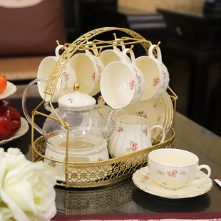 玻璃煮茶壶套装蜡烛加热茶壶烛火温茶炉杯子套装礼盒送人乔迁礼物