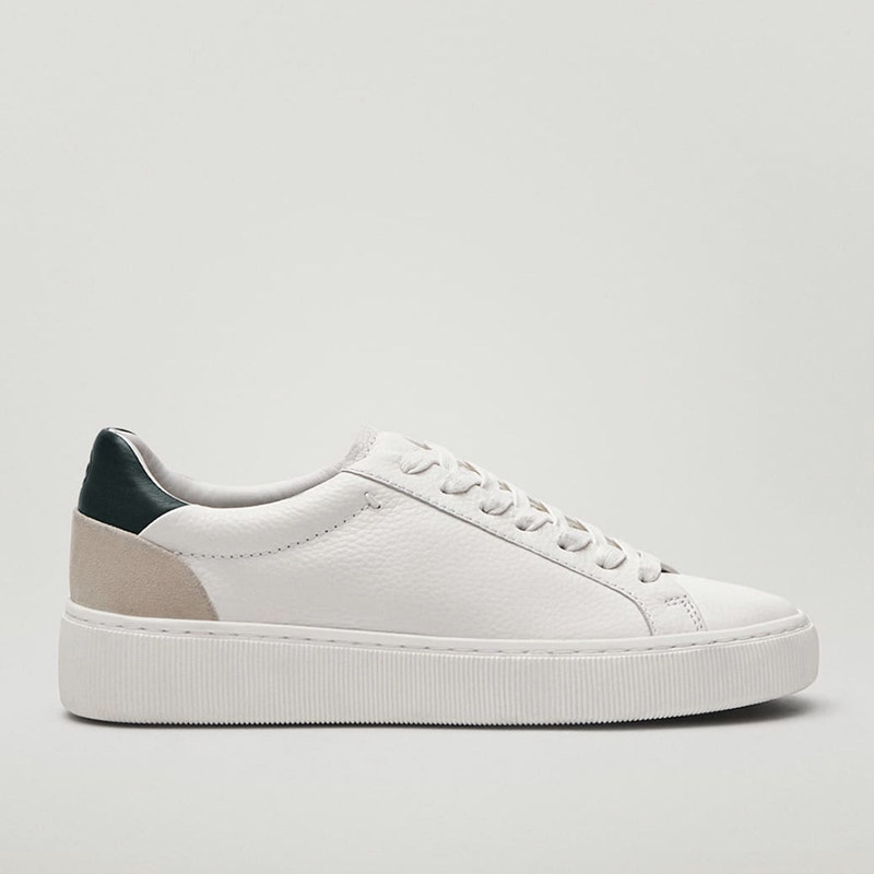 西班牙小众MD女鞋春 MD撞色真皮运动鞋小白鞋 系带板鞋休闲鞋女