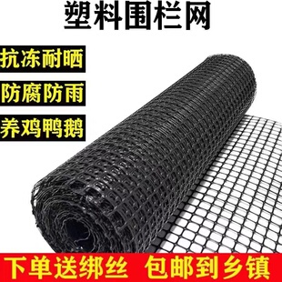 养鸡围栏农村拦鸡鸭鹅护栏栅专用土工格栅养殖胶隔离塑料格防护网
