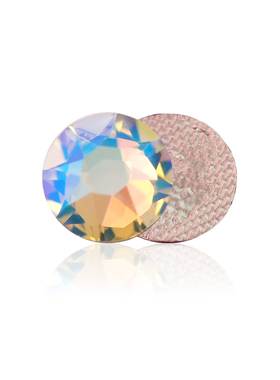 圆形烫钻001SHIM闪烁浅白美甲钻DIY饰品钻采用奥地利华子元素水晶