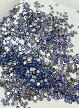 平底钻 539shims闪烁藕荷紫 美甲钻奥钻华子超闪圆正品施华洛饰品