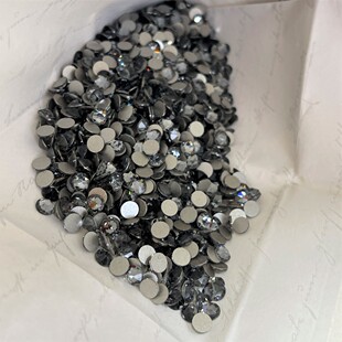 美甲钻华子奥钻DIY正品 施华洛奥地利水晶 001SINI银色夜影 平底钻