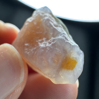 2.3cm 冰蓝皮橘粉糖心玛瑙 满50包邮 详情往下拉 不议价-3135
