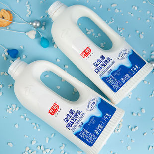 光明益生菌酸奶1.1kg大桶装低温新鲜营养早餐酸牛奶家庭装