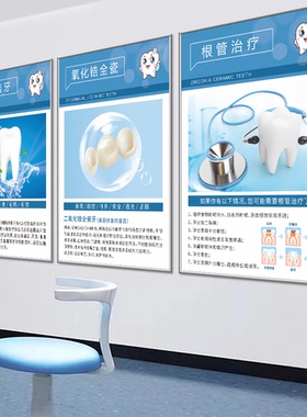 牙科口腔诊所牙医墙面装饰画