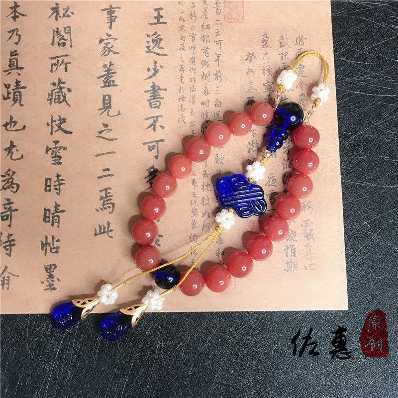 如懿传红玛瑙十八子背云周迅同款