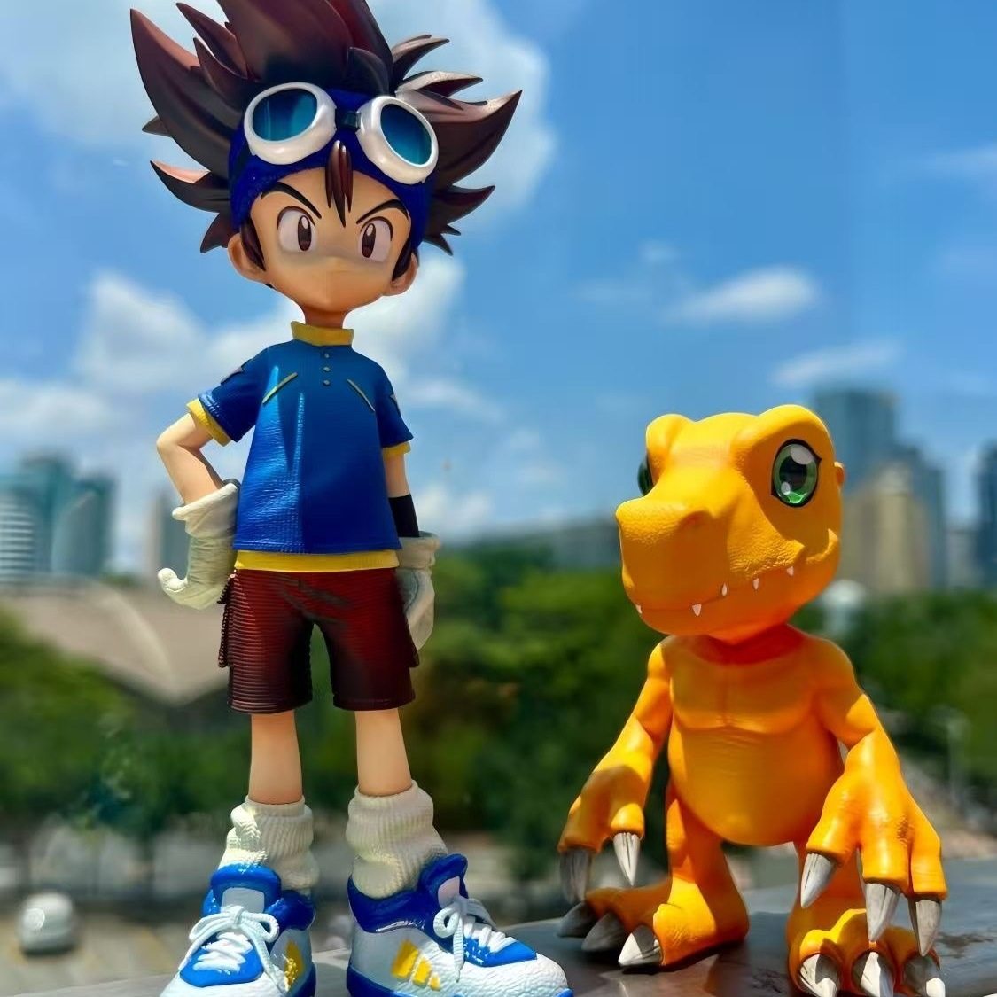 八神太一和亚古兽手办数码宝贝周边潮玩摆件二次元动漫手办模型