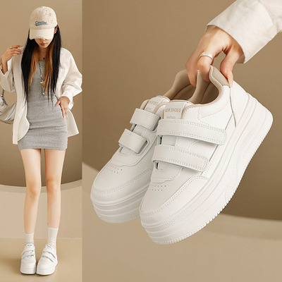 2026小白鞋春季新款韩版ins女学生休闲运动魔术贴板鞋街拍HDA23