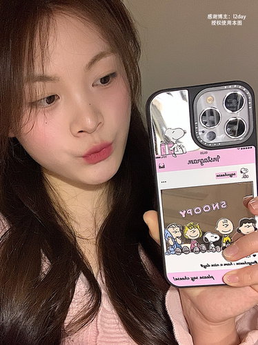 苹果iPhone洋气可爱ins风镜面壳