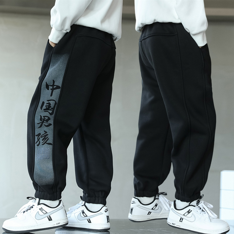 男童长裤纯棉运动裤中大童