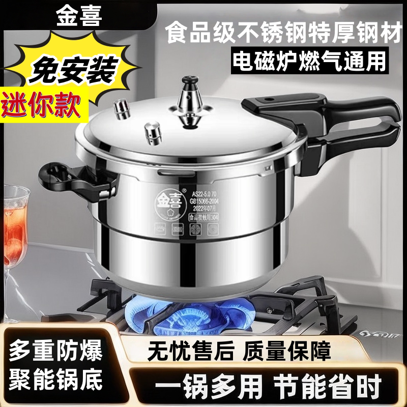 金喜防爆不锈钢高压锅燃电通用