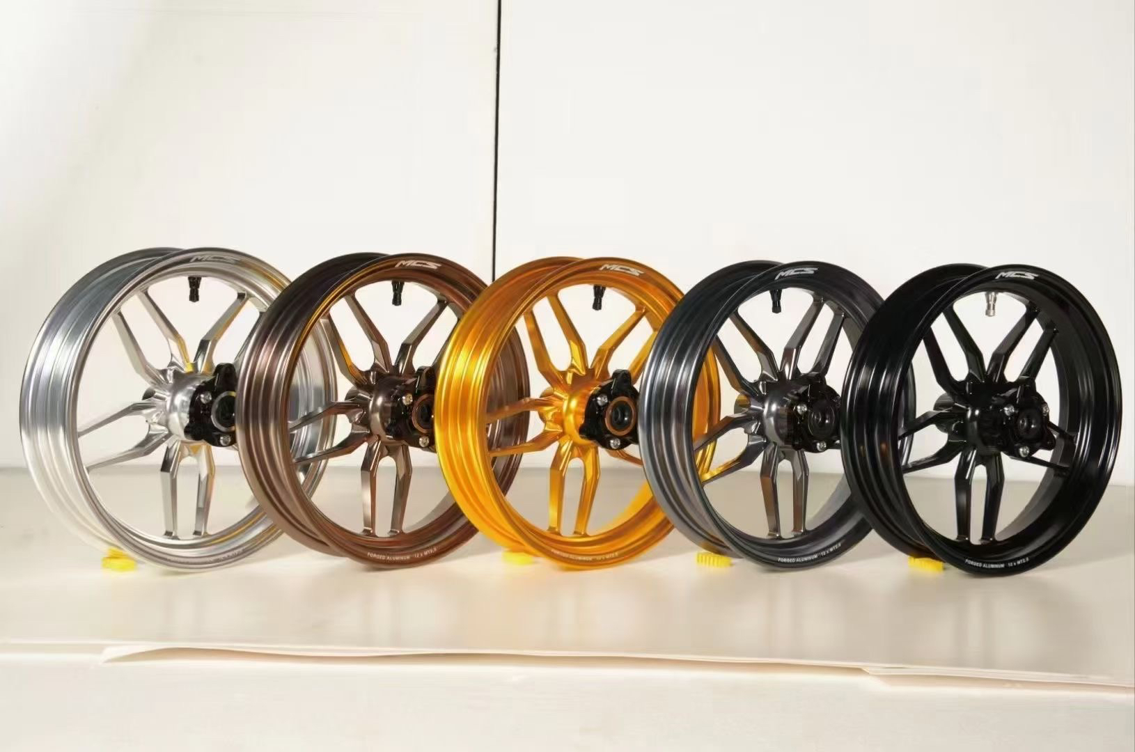 MCS-EP限定锻造轮毂小牛N 勁戰 九號E电摩12寸2.5j值