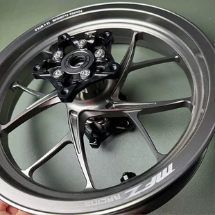 MFZ12寸锻造轮毂双子星单碟双碟小牛 九号 极核改装升级 三孔五孔