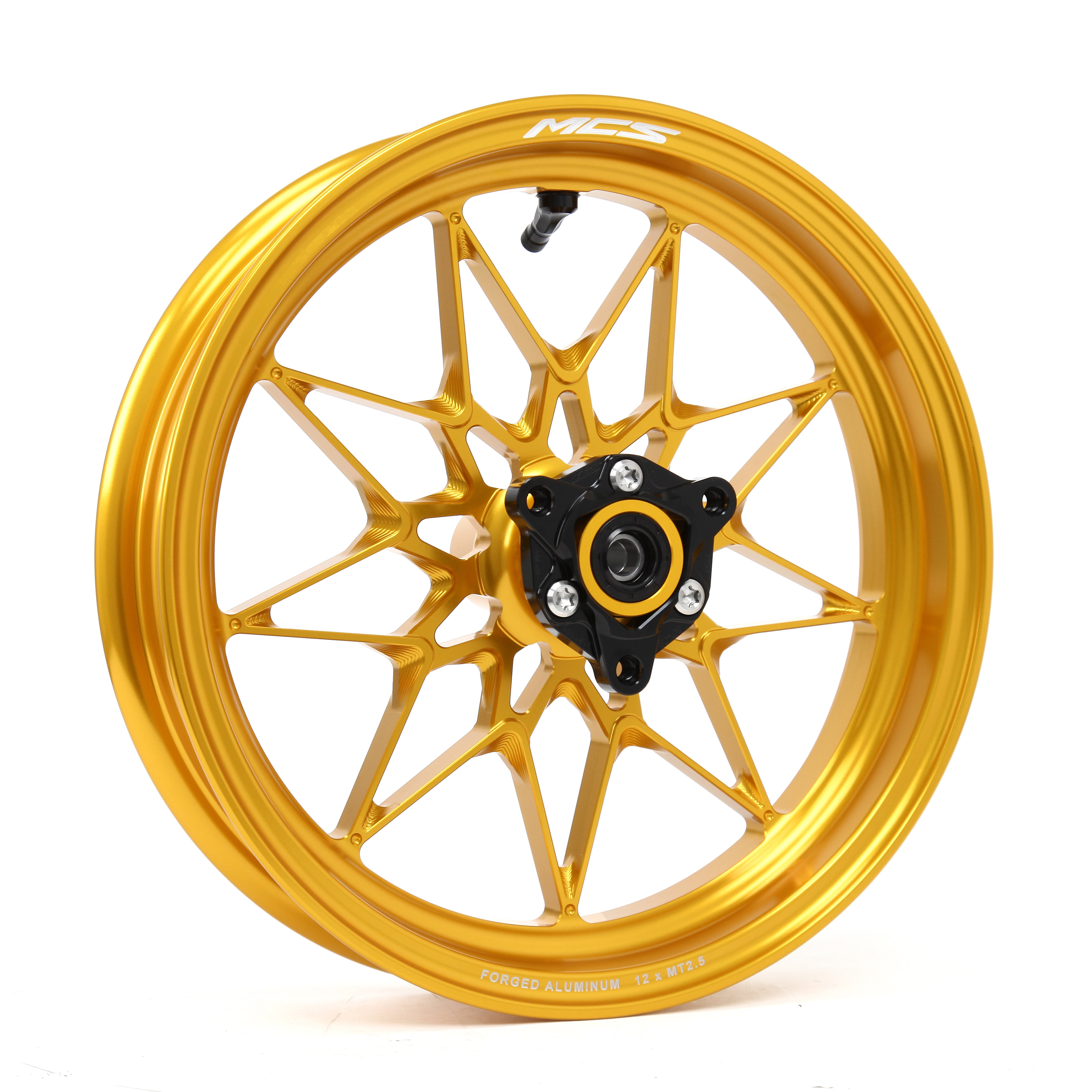 MCS曜影款12寸-2.5JN款单/双碟三/五孔小牛九号极核改装锻造轮毂图片