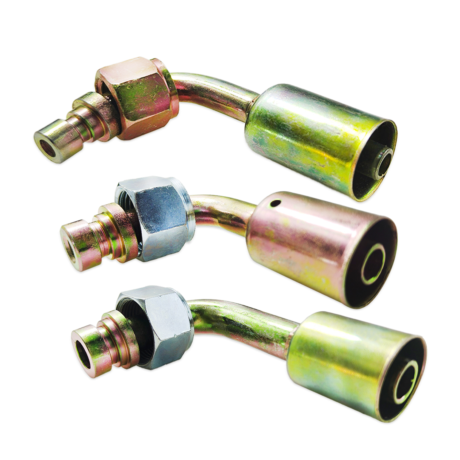 汽车空调铁接头3/4/5分直弯