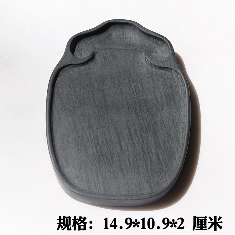 歙砚原石精雕实用蝉形砚齐增生老师雕刻发墨好收藏送礼佳四大名砚