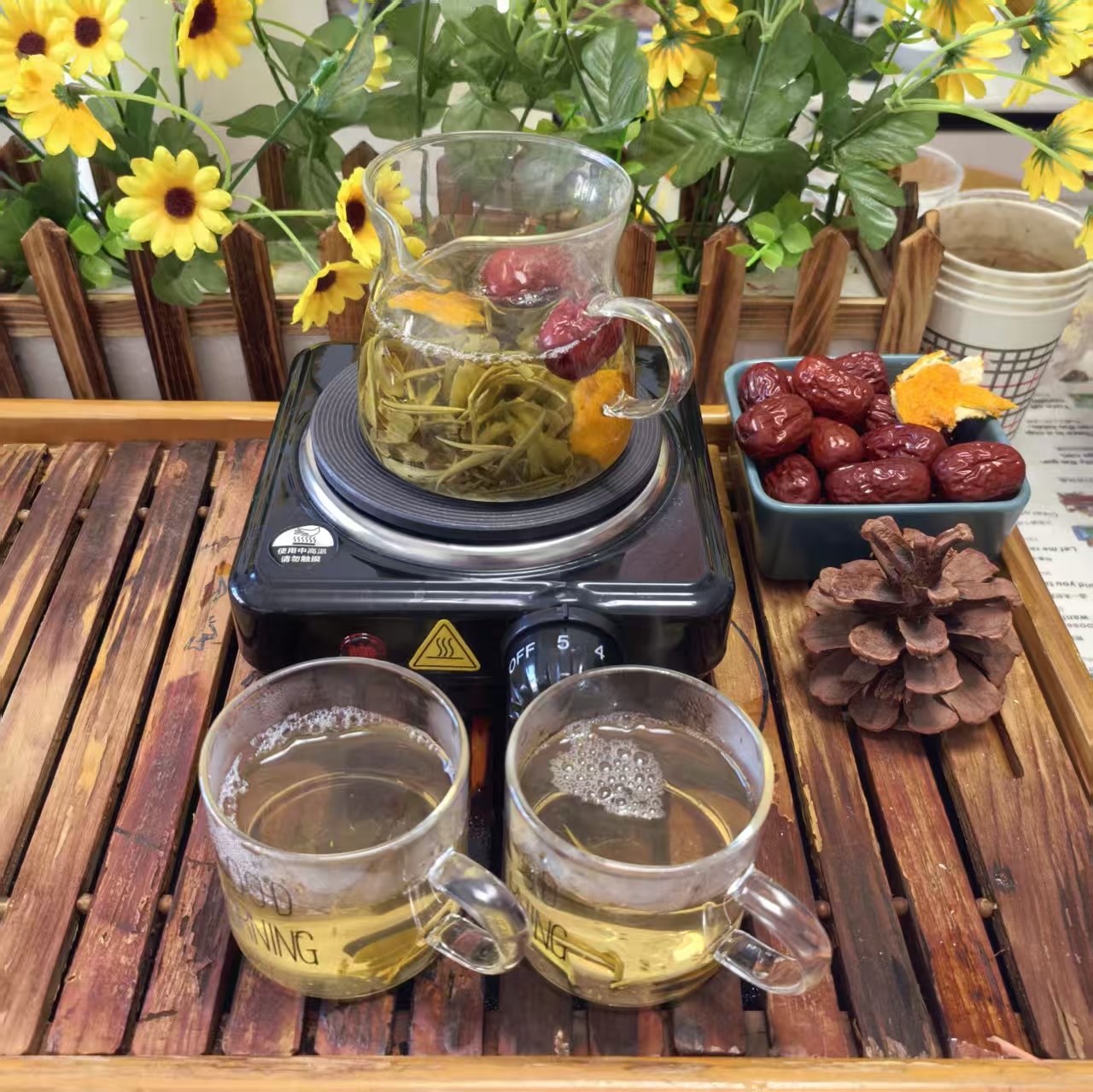 甘肃罐罐茶套装围炉煮茶500瓦调温茶炉耐高温玻璃茶罐杯烤枣整套,餐饮具,煮茶炉,淘宝优惠券,粉丝福利购,淘宝优惠卷