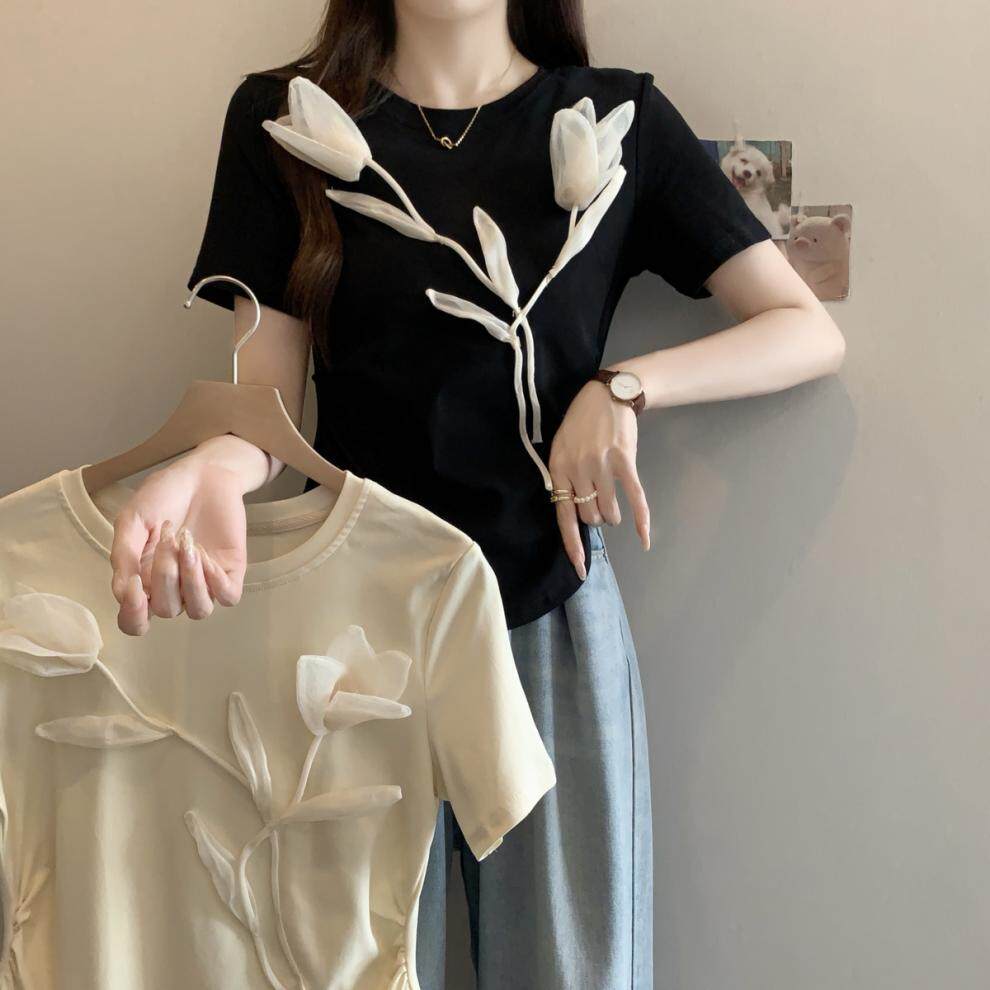 玉兰花朵立体衬衣连衣裙旗袍高级欧根纱DIY仿真花束补丁辅料胸花