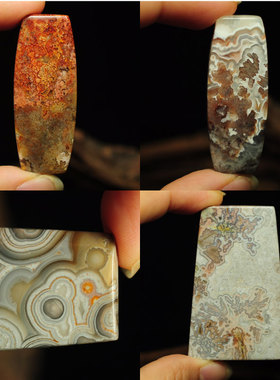 狂放热情吊坠狂纹玛瑙独特个性