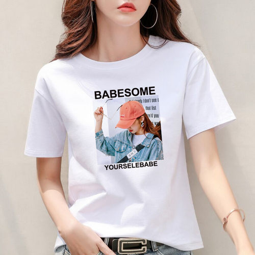 短袖T恤女夏季女装半袖体恤上衣