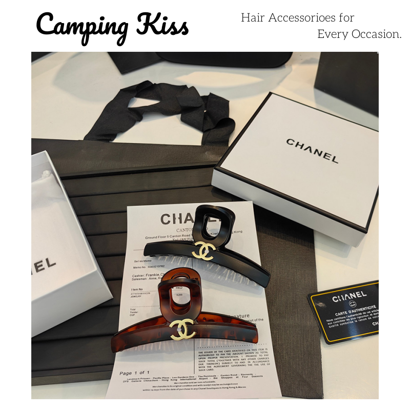 CampingKiss法磨砂玳瑁色鲨鱼夹