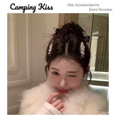 CampingKiss闪钻发夹无痕夹女