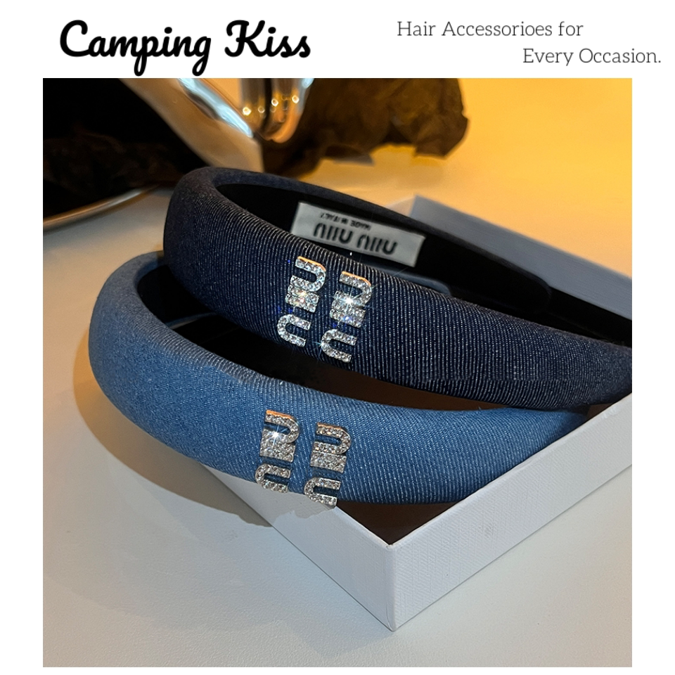 CampingKiss牛仔发箍字母女头饰