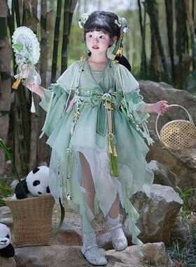 童话坞女童古风汉服蓬蓬裙仙气
