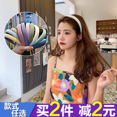 海绵纯色细边头箍仙女时尚风发窟