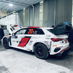 2026飞驰人生3车贴辛地机械巴音布鲁克拉花创意个性改装汽车贴纸