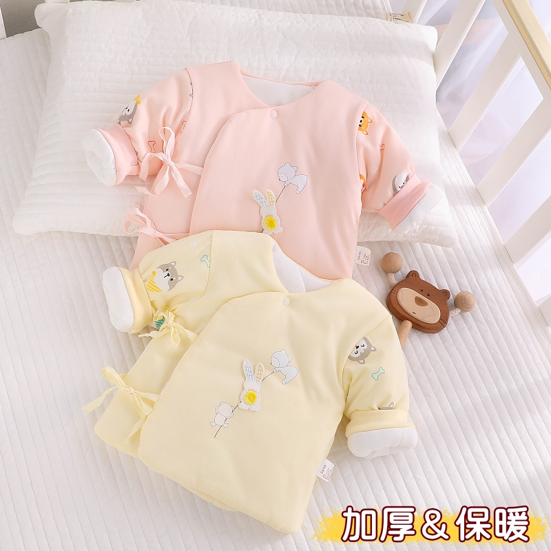 婴儿上衣和尚服初生秋冬季加厚
