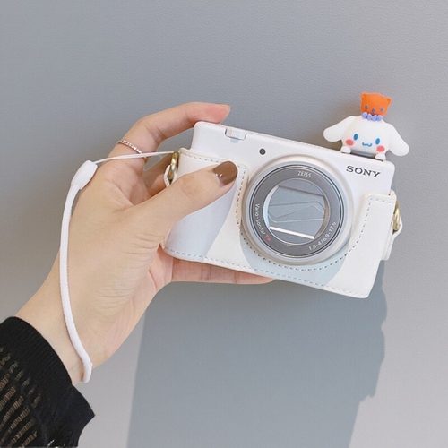 适用索尼ZV1F收纳包ZV1M2相机壳皮套ZV1二代保护底座挂绳装饰配件
