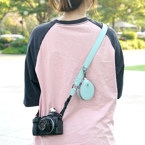 挂绳斜挎脖减压减震单肩带斜挎