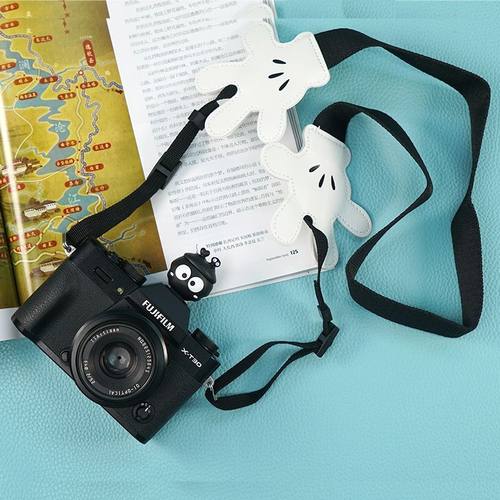 适用富士XS20相机肩带MINI99佳能R50R8尼康Z30索尼zve10可爱背带