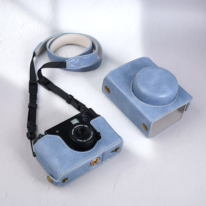 适用富士XHALF防刮底座xhalf相机包皮套保护壳x-half斜挎数码包