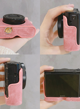 适用索尼a5000相机包a6400微单a5100保护套rx100收纳包黑卡7配件