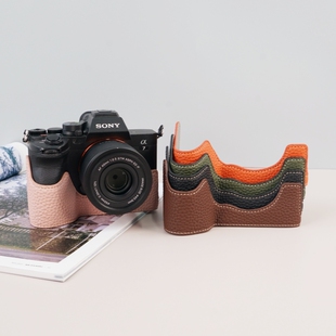 适用索尼a7m4相机包 SONY A7R5/A7M5保护套A7S3/A1防撞收纳包斜挎