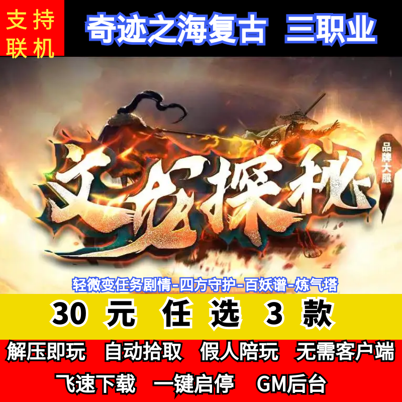 老王传奇单机版奇迹之海文龙探秘复古三职业剑甲强化任务后台微端