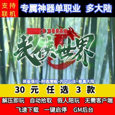 老王传奇单机版武侠世界专属神器单职业剑甲附魂超多大陆后台微端