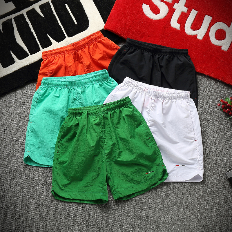 沙滩裤情侣短裤快手红人同款社会精神小伙薄款三分裤潮男二分短裤