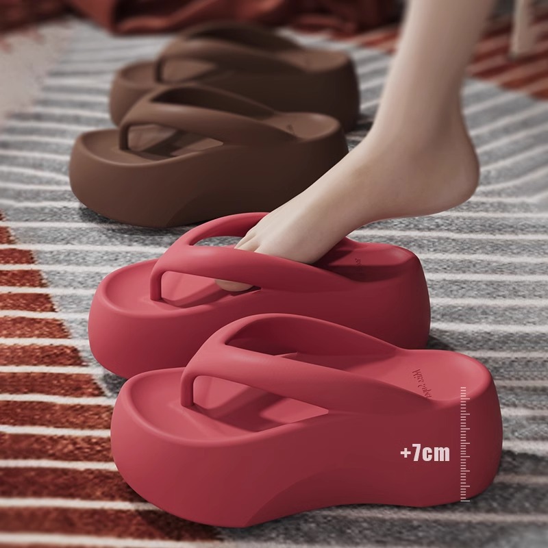 厚底增高人字拖鞋thickSlippers