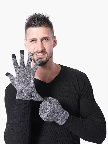 Touchscreen Warm Gloves Winter Knitted Gloves for Men and Women