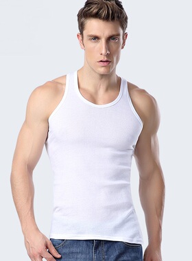 High Quality Men Cotton Tank Top Comfortable Vest Undershirt